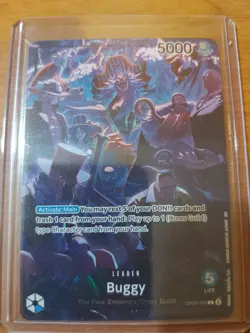One Piece CCG TCG Buggy Leader (OP09-042) 2nd Anniversary Alternative Art - Image 2