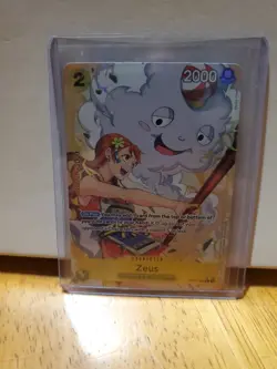 Zeus (Alternate Art) OP11-106 A Fist of Divine Speed Foil - Image 1