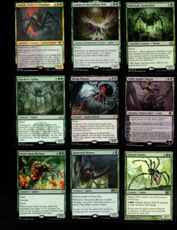 Spider Web-Shelob-100 Card Magic the Gathering Commander Deck-Rare-Mythic-MTG - Image 1