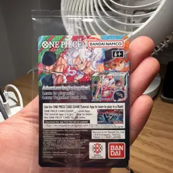 One Piece Monkey D. Luffy US Voyage College Basketball Card Rutgers w/ Poster - Image 3
