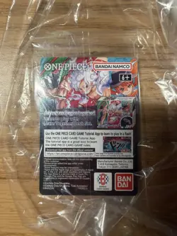 One Piece Monkey D. Luffy US Voyage College Basketball Card Rutgers w/ Poster - Image 5