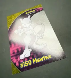 Mewtwo Topps Chrome Pokemon TV Animation Edition Clear Chase Cards #PC5 2000 - Image 4
