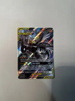 Pokemon Pikachu & Zekrom GX Black Star Promo TCG Card Full Art SM168 - Image 1