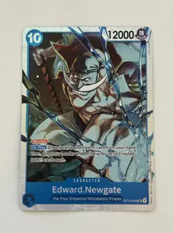 One Piece TCG OP13-042 Edward Newgate (aka Whitebeard) SR Card Game English - Image 1