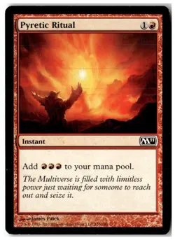 MTG Pyretic Ritual - Magic 2011 (M11) Moderately Played English - Image 1