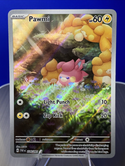 🔥 Pawmi #226/091 Illustration Rare NM/M | Paldean Fates - 2024 Pokemon Card - Image 1