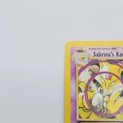 Sabrina's Kadabra 58/132 LP Unlimited Gym Challenge 2000 Pokemon TCG - Image 2