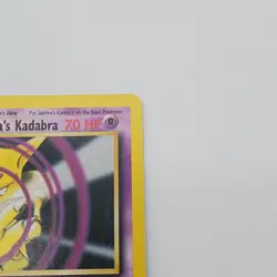 Sabrina's Kadabra 58/132 LP Unlimited Gym Challenge 2000 Pokemon TCG - Image 3