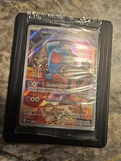 Team Rocket's Wobbuffet 203 Pokemon TCG Promo Sealed - Image 1