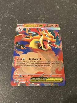 Pokemon Mega Charizard X & Y EX Mega Evolutions Ascended Heros Double Rare Lot - Image 2