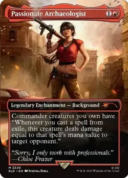 1x Passionate Archaeologist - Extended Art NM Eng MTG - Secret Lair Drop - Image 1