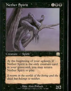 Mercadian Masques #149 Nether Spirit - Image 1