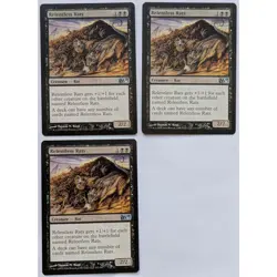 Set of 3 x Relentless Rats, 2011 Core Set (M11) #113, NM MTG - Image 1