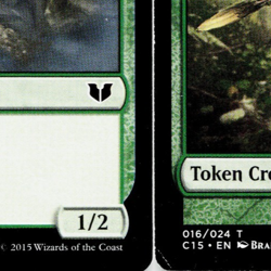 Saproling / Spider Token [Commander 2015] Moderate Play MTG - Double Sided 🌳 - Image 2