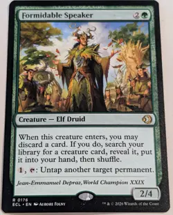 Formidable Speaker #176 (NM) Lorwyn Eclipsed ECL MTG Magic The Gathering - Image 1