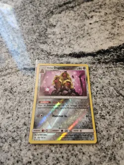 Pokemon TCG Alolan Dugtrio 122/214 SM Unbroken Bonds Reverse Holo Rare - Image 1