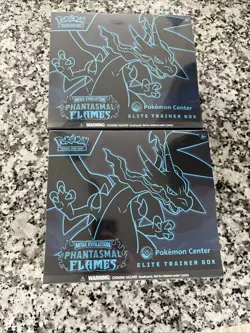 2x Phantasmal Flames Pokemon Center Elite Trainer Box ETB Sealed - Image 2