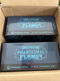 2x Phantasmal Flames Pokemon Center Elite Trainer Box ETB Sealed - Image 3