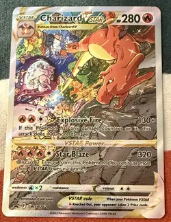 Pokemon TCG Charizard VSTAR SWSH262 Sword & Shield Black Star Promo NM - Image 1