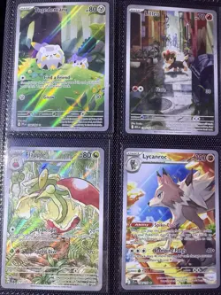 Pokemon Tcg Illustration Rare Full Art Bundle Lot Of 4 - Image 1