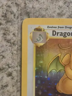 Pokemon TCG Dragonite Fossil Holo Unlimited Rare Card 4/62 Vintage WOTC - Image 5