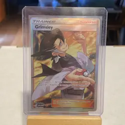 Grimsley Full Art Trainer (234/236) 2019 Pokemon Unified Minds NM - Image 1