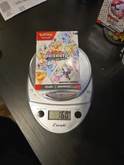 Pokemon TCG-HEAVY 160 gram Prismatic Evolutions Booster Bundle New Sealed - Image 1