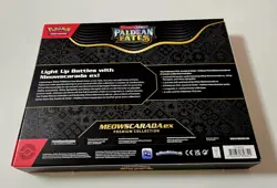 Pokemon paldean fates premium collection box Meowscarada Ex New Sealed - Image 3