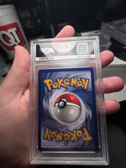1999 Pokemon Fossil Ditto Holo #3 NM-MT PSA 8 - Image 2