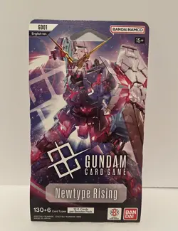 Gundam Card Game - GD01 (Newtype Rising) - Eng. - Sleeved Booster - Random Art - Image 1