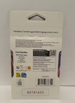 Gundam Card Game - GD01 (Newtype Rising) - Eng. - Sleeved Booster - Random Art - Image 2