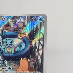 Pokemon Squirtle TCG Stellar Crown Illustration Rare Holo Card 148/142 Sv07 - Image 3