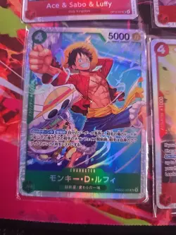 One Piece CCG Monkey.D.Luffy Foil 8 Card Lot NM condition - Image 5