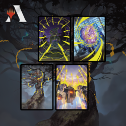 MTG Showcase: Neon Dynasty Neon Ink Foil Edition MTG Arena Redemption Sleeve - Image 3