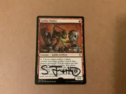 MTG Magic Goblin Welder x1 Signed Artist Proof Commander CM2 Scott M Fischer - Image 1