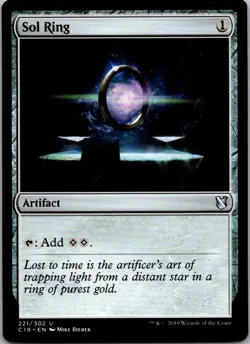 Sol Ring U Commander 2019 221 NM Normal - Image 1