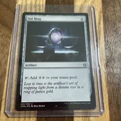MTG Magic the Gathering Sol Ring (231/340) Commander Anthology - Image 1