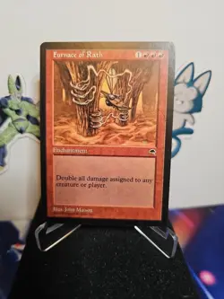 Magic the Gathering MTG Tempest 1997 Enchantment Furnance of Rath - Image 1