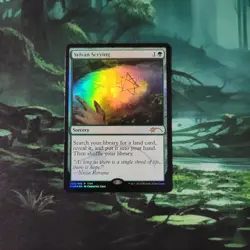 MTG FNM Promos - Sylvan Scrying - Rare - LP - Image 1