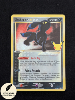 Umbreon Gold Star Celebrations Classic Collection 17/17 Pokemon TCG - Image 1