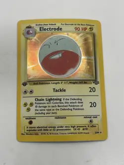 Pokemon TCG Electrode Jungle 2/64 Holo Unlimited Holo Rare - Image 1