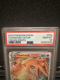 2023 Pokemon Crown Zenith Charizard VSTAR #019 Ultra Rare Holo PSA 10 - Image 2
