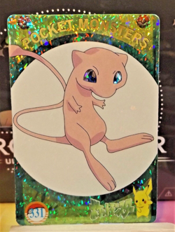 POKEMON POCKET MONSTERS VENDING PRISM STICKER 331 MEW - Image 1