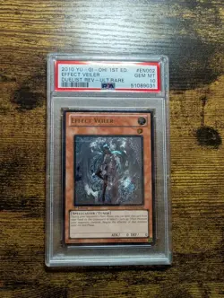 Yugioh Effect Veiler ultimate Rare 1st Ed DREV-EN002 PSA 10 POP 8 - Image 1