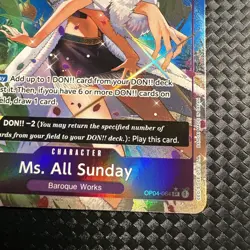 Ms. All Sunday Alternate Art Kingdoms of Intrigue OP04-064 - Image 5