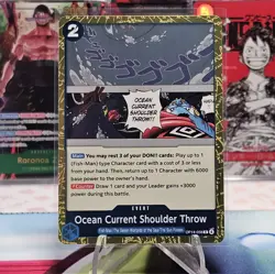Ocean Current Shoulder Throw OP14-058 R Foil The Azure Sea's Seven One Piece NM - Image 1