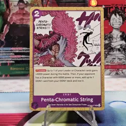Penta-Chromatic String OP14-077 UC The Azure Sea's Seven English One Piece NM/M - Image 1