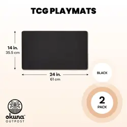 2 Pcs TGC Playmats for Trading Cards Board Game Playing Mats, 24 x 14 in - Image 3