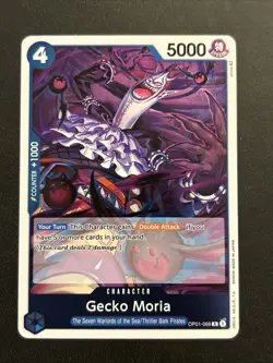 Gecko Moria OP01-068 R Romance Dawn One Piece TCG Card Game NM - Image 1
