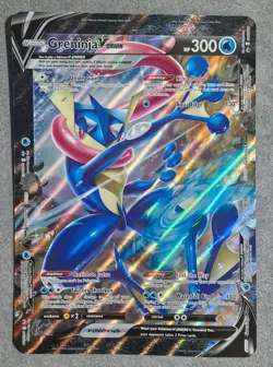 Pokemon Oversized Jumbo Greninja V Union SWSH157 Promo Card Evolving Skies - Image 1